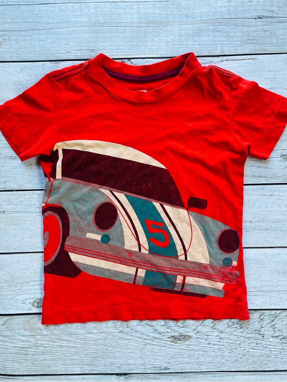 Tea Collection Red Car Graphic T-Shirt